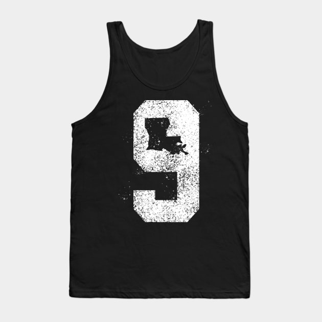 Louisiana QB Tank Top by HuskyClothing